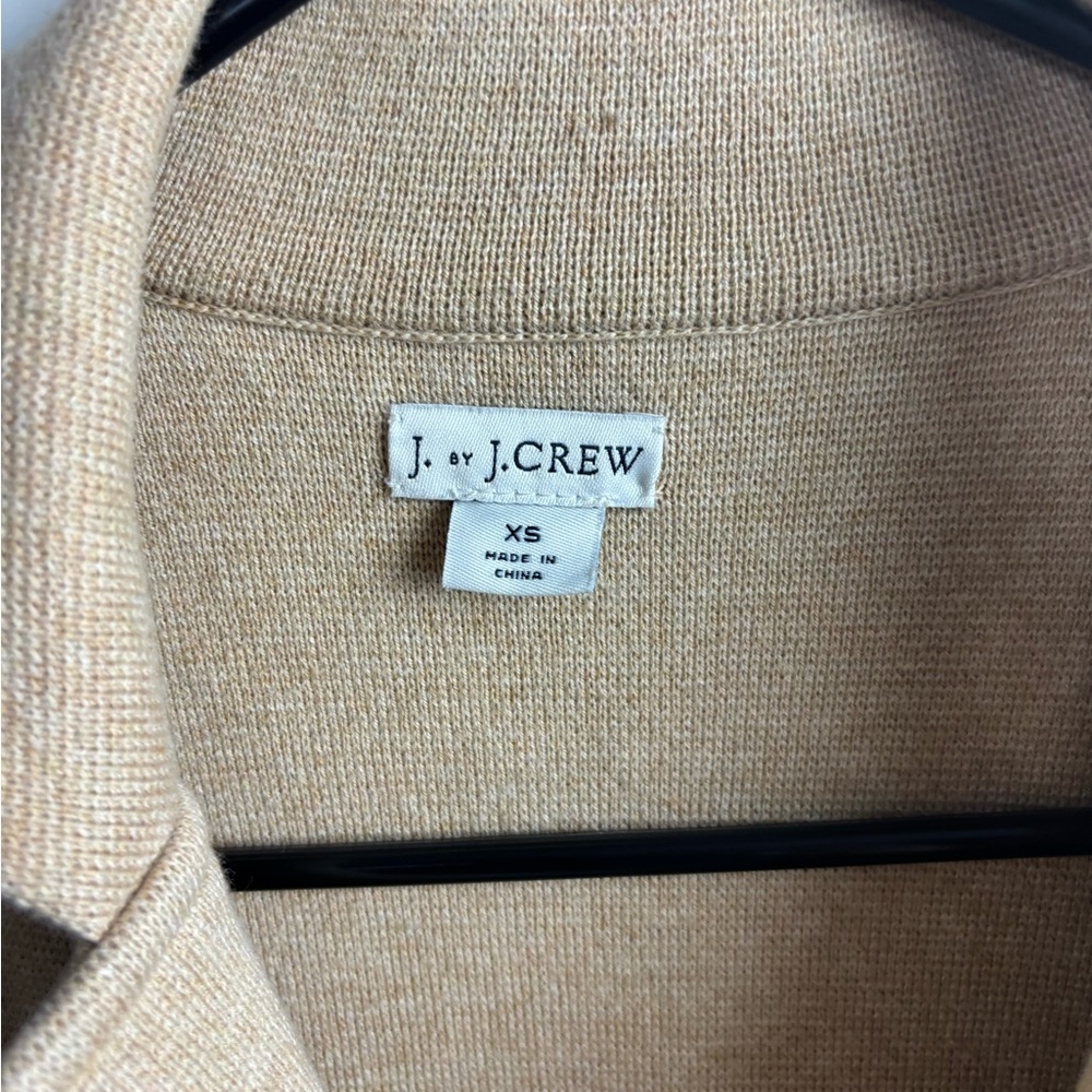 J.‎ Crew Tan Women's sweater Blazer - Picture 2 of 4